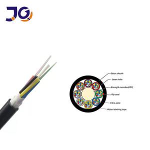 China Non-metal Outdoor Fiber Optic Cable GYFTY 144 Core Single Mode G652D factory
