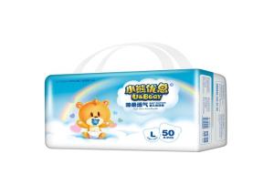 China USA Fluff Pulp Infant Baby Diapers 360 Degree Elastic Stretchable Waistband factory