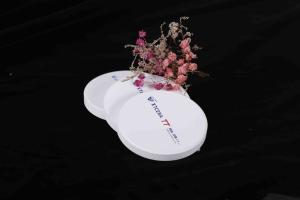 China High Translucency Dental Zirconia Blank Mechanical For Anterior Restorarion factory