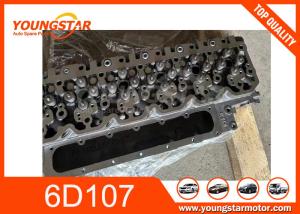 China KOMATSU 6D107 Complete Cylinder Head For Excavator Diesel Engine Parts factory