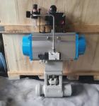 Pneumatic Spring Return Actuators For Ball / Butterfly Plug Valve Damper