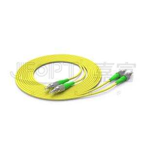 China FC Connector Single Mode Fiber Jumpers For Metal Terminal Box with Buckle Lock OEM factory