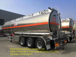 China 3 Axle Steel Fuel Tanker 70T Heavy Duty Semi Trailers factory