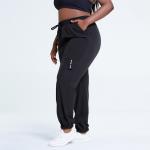Richee Plus Size Sports Pants Womens Black Running Pants With Pockets
