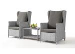 PE Rattan Outdoor Leisure Chairs Set For Gardern Relaxing Time