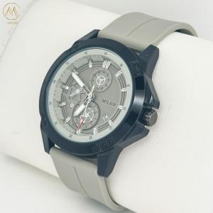 China Sport Quartz Watch Silicone Strap With Date Alloy Case Wristwatch Gift factory