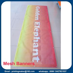 China Hanging PVC Mesh Fence Vinyl Promotional Banner factory