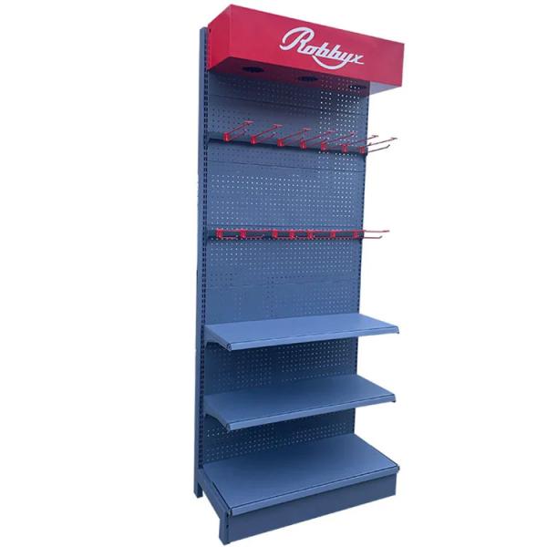 Factory Customized Size Thickness Color supermarket display rack grocery store