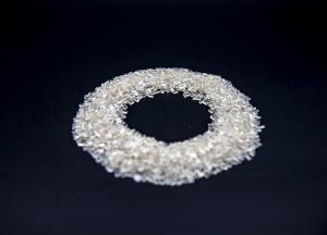 China Injection Grade Recycled PET Chips Pellet For Bottle Application With IV0.80-0.89 factory