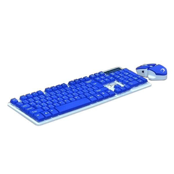 China Mechanical Keyboard And Mouse Blue Color , Gaming Mouse And Keyboard Wireless factory