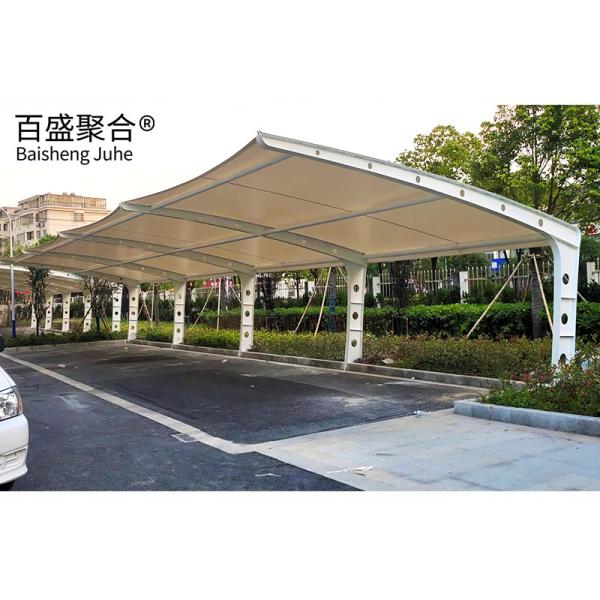 Heat Treated Frame Steel Structure Car Parking Shed Building for Outdoor Bike
