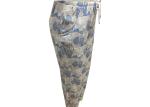 Fashion Ladies100% Viscose Elastane Trousers , Womens Beach Pants Flowers