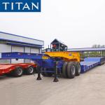 150 Ton Removable Gooseneck Lowboy Trailer with Dolly for Sale