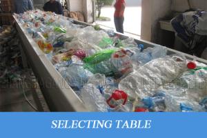 China Waste Plastic PET Bottle Recycling Machine Scrap Flakes Crushing Washing Drying factory