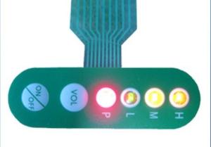 China Waterproof LED Backlit Membrane Switch Control Panel For Industrial Devices factory