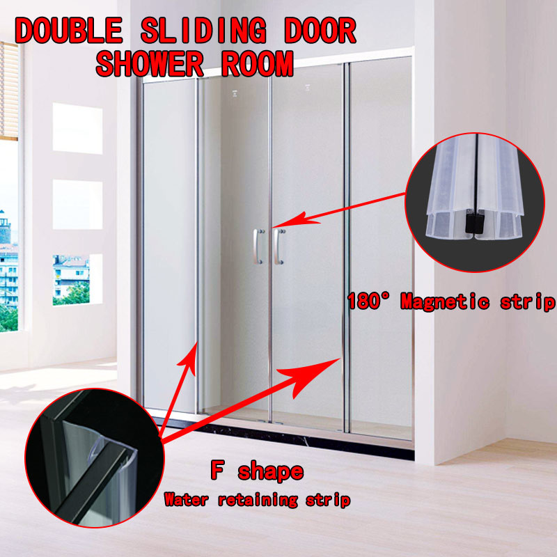 F Shaped Sliding Shower Door Seal Strip