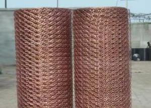 China Brass / Copper Hexagonal Wire Mesh 0.5-2m Width For Protection factory