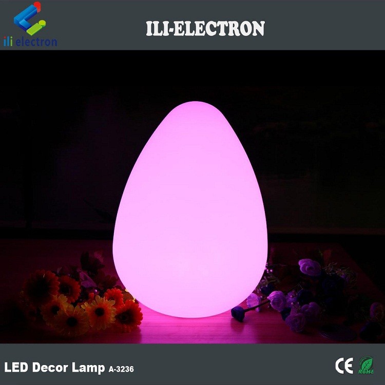 waterdrop shape led table lamps led drop lamp