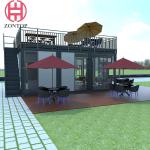 Zontop China Supplier Living Container House Mobile Prefab House Apartment Shop