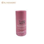 Pink Full Color Cute Round Edge Paper Tube For Loose Leaf Tea Small Capacity Tea