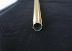 China Modern Plating Treatment 6.7m 28mm Aluminum Curtain Rod factory