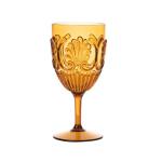 Scollop Design Acrylic Wine Glass 450ml / 15.5oz BPA Free Shatterproof