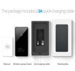 PC ABS PD QC3.0 18W 10000mAh Wireless Phone Charger