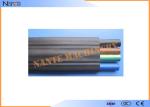 Heavy Duty Insulated 450V / 750V Submersible Pump Rubber Flat Cable