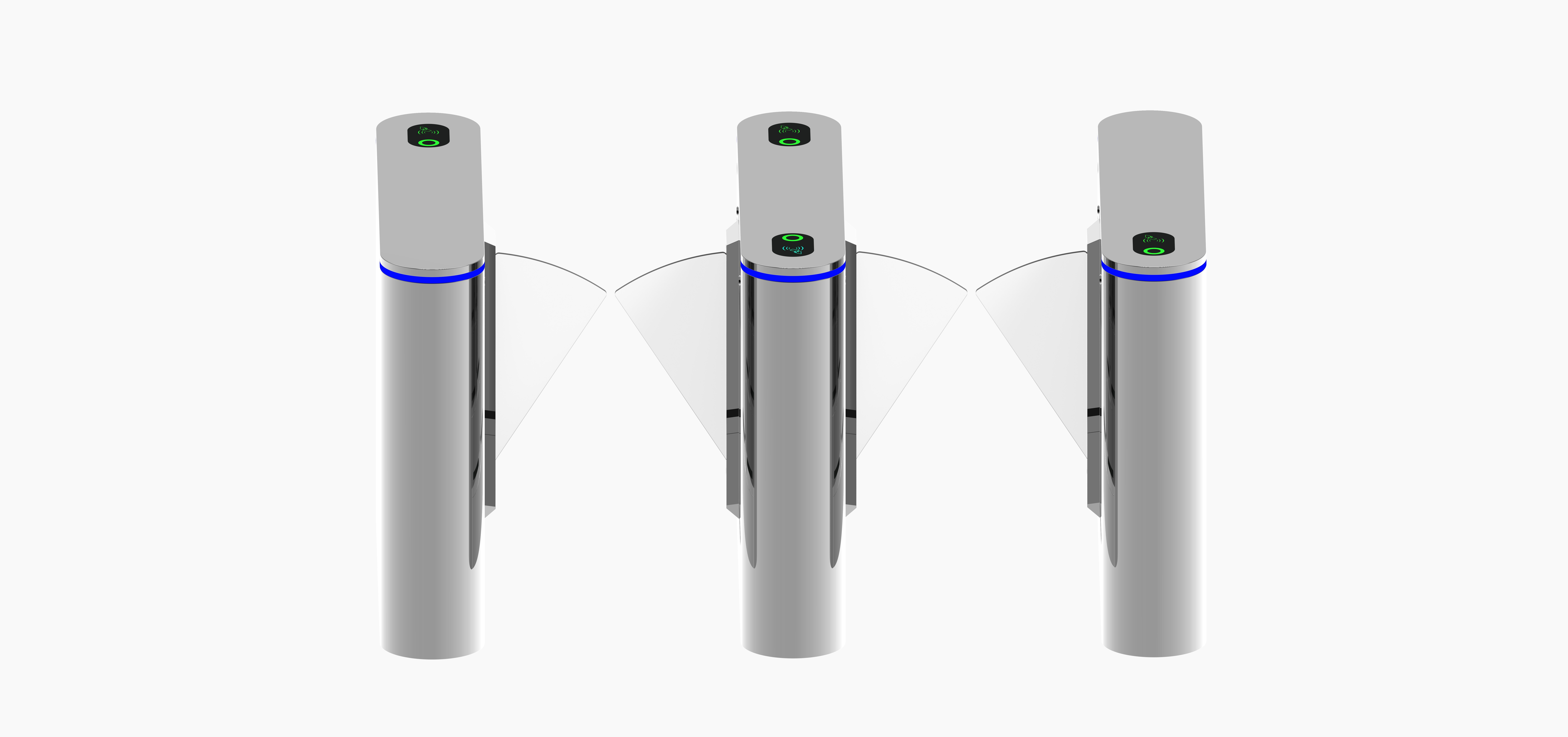 Fast Speed Electronic CE Flap Barrier Turnstile Automatic Pedestrian Passage