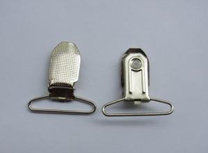China Hotsale 1.25&quot;suspender clip for garment/metal suspemnder clip factory