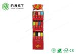 Customized Corrugated B Flute Foldable Floor Carton Cardboard Display Stand For