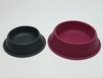 FDA Standard Red Plastic Pet Bowls / Dog Food And Water Bowl Food Grade