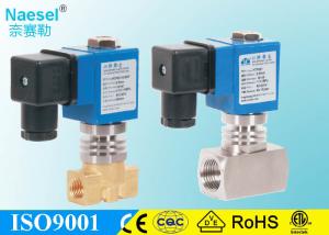 China High Temperature Direct Acting Solenoid Valve , 4 - 40 Bar NPT 1 / 8 Liquid Line Solenoid Valve factory