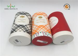 China Art Paper Cylinder Packaging Box , T - Shirt Tube Packaging For Clothing Packaging factory
