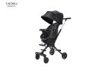 PU Wheel Baby Pushchair Retractable Canopy For Baby Toddlers Red