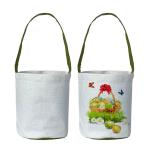 Photo Printing Blank Sublimation Tote Bags Easter Basket 25*20cm