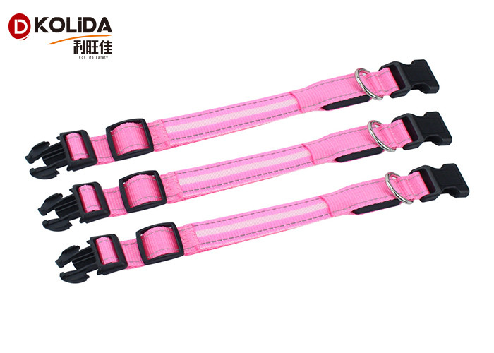 Adjustable Night LED Flashing Dog Collar Luminous Pet Necklace Collar
