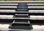 Sport Hall Retractable Grandstands , Polymer Bench Retractable Auditorium