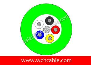 China TPU Cable UL20549 22AWG 5Cores OD5.2mm Glossy Black factory