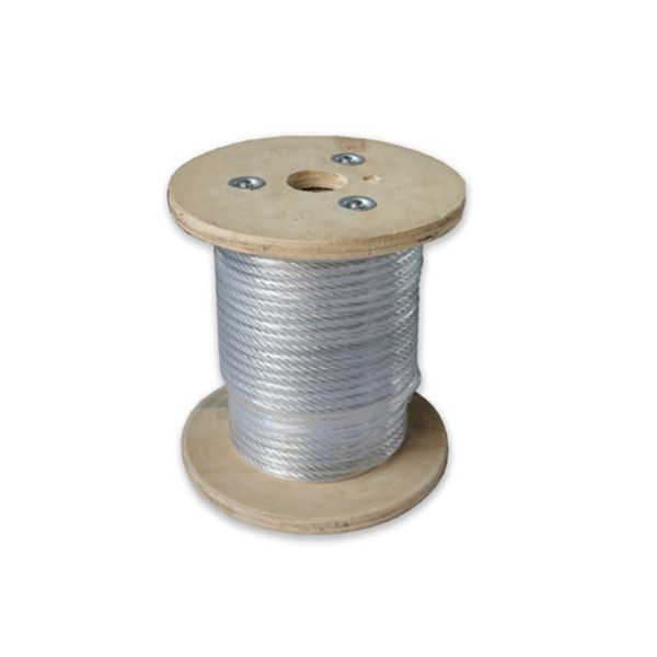 100ft 500ft 1000ft Galvanized Aircraft Cable For Agricultural End Fittings Hooks