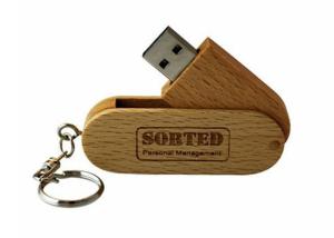 China Maple Color Custom Shaped Usb Drives , 4 Gigabyte Flash Drive For Laptop factory