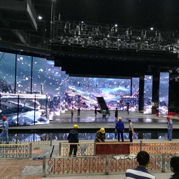 P3.91 Church Indoor Video Wall Giant Event Stage Rental Display Screen For