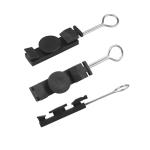 S-Type Nylon Fiber Optic Drop Cable Clamp Cable Installation Tools For Telecom