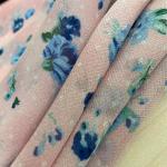 100gsm Satin Chiffon Spandex Polyester Fabric Printed