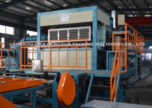 China Waste Paper Wine And Egg Tray Machine , High Efficient Pulp Molding Machine factory