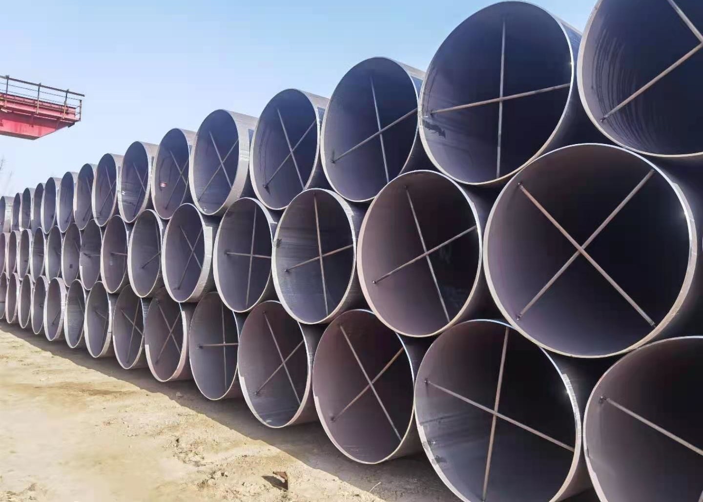 Welded Black Round Carbon L Saw Pipes Gas And Oil Pipeline Api Standard
