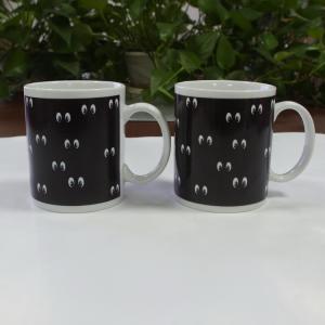 China Smiley Face Heat Change Color Changing Coffee Mug Eco Friendly factory