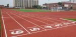 0.88 N/mm2 Tensile Strength Running Track Oval For Athletic Fields