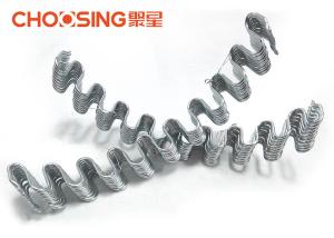 China 2.8mm - 3.0mm Zig Zag Sofa Springs Golden Color Keeping Shape For 8 Years factory