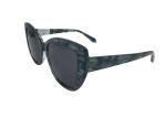 Cateye acetate sunglasses Men Women special green pattern UV 100%